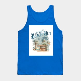 Classic Beach Hut - Surfer's Bar & Drinks Tank Top